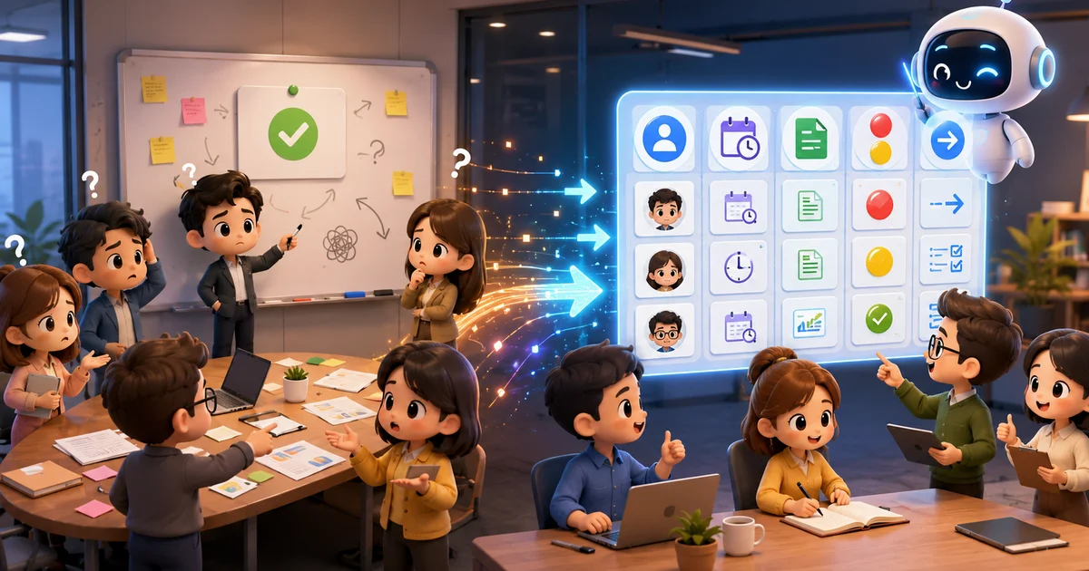 主管做了決策，團隊卻沒有跟進？用 AI 建立決策行動追蹤表