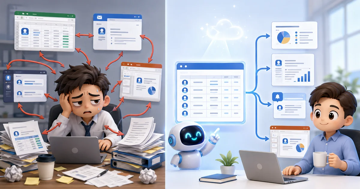 表格愈做愈多，工作卻沒有變快？用 AI 找出重複填寫與資料搬運