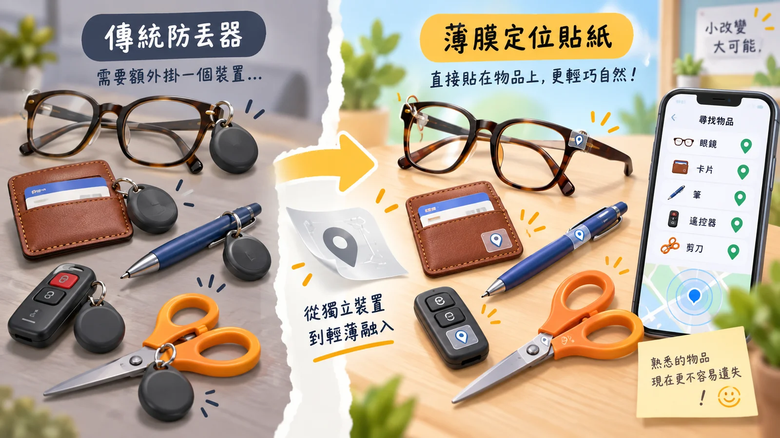 防丟器一定要是一個盒子嗎？從「產品」變成「貼上去的能力」
