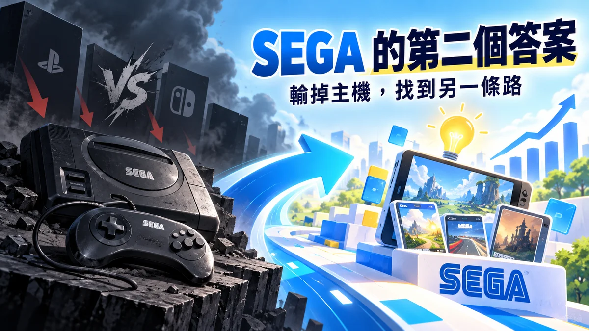 SEGA 為什麼輸掉遊戲主機大戰,卻沒有輸掉未來?